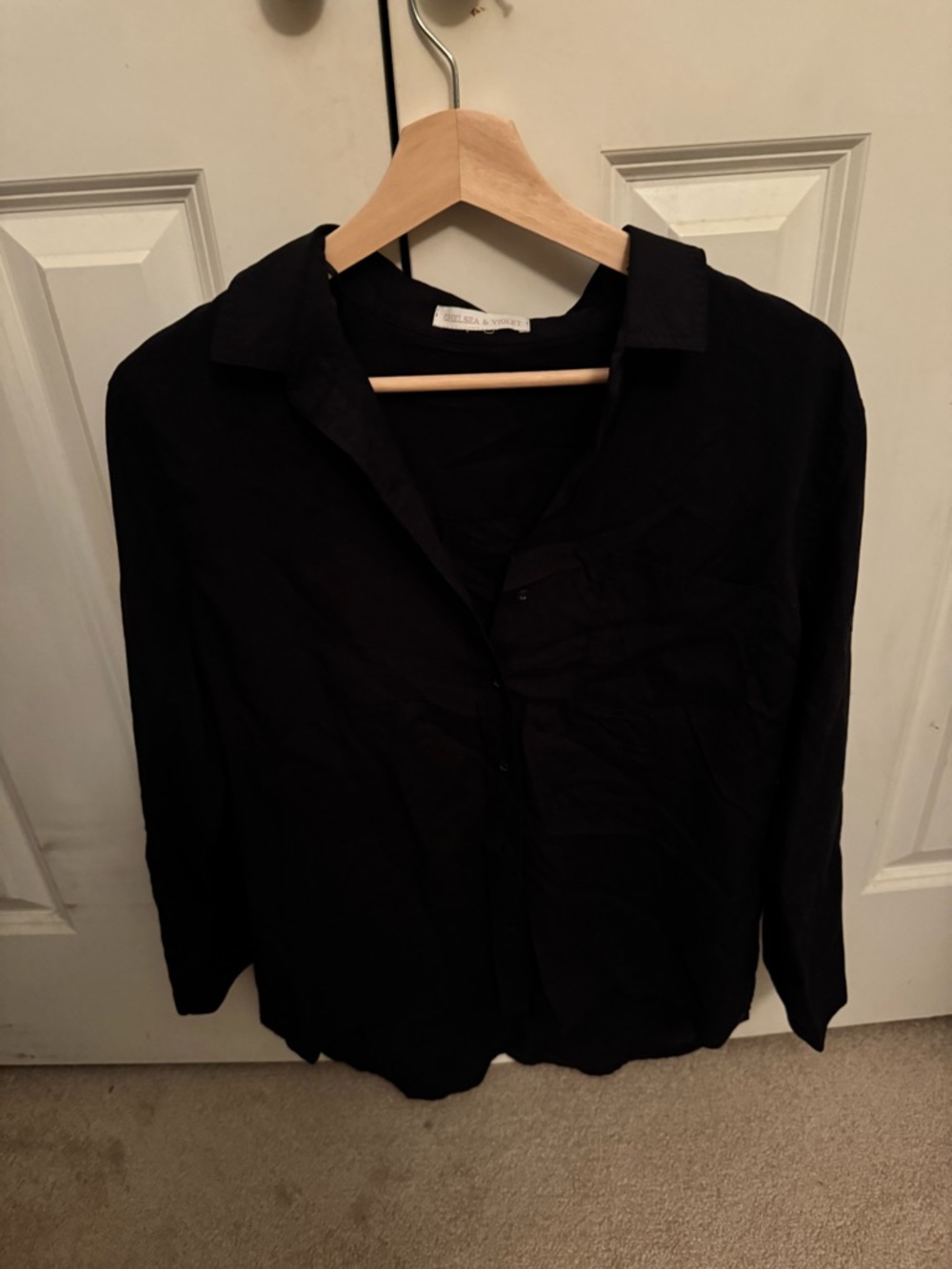 Chelsea and Violet  Collared Button-Up